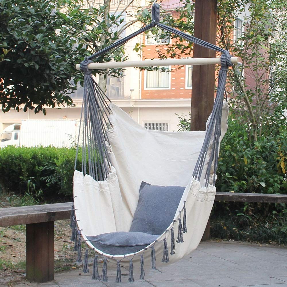 Amazon.co.jp: ハンモックチェア 屋内/屋外の庭の庭のために抵抗